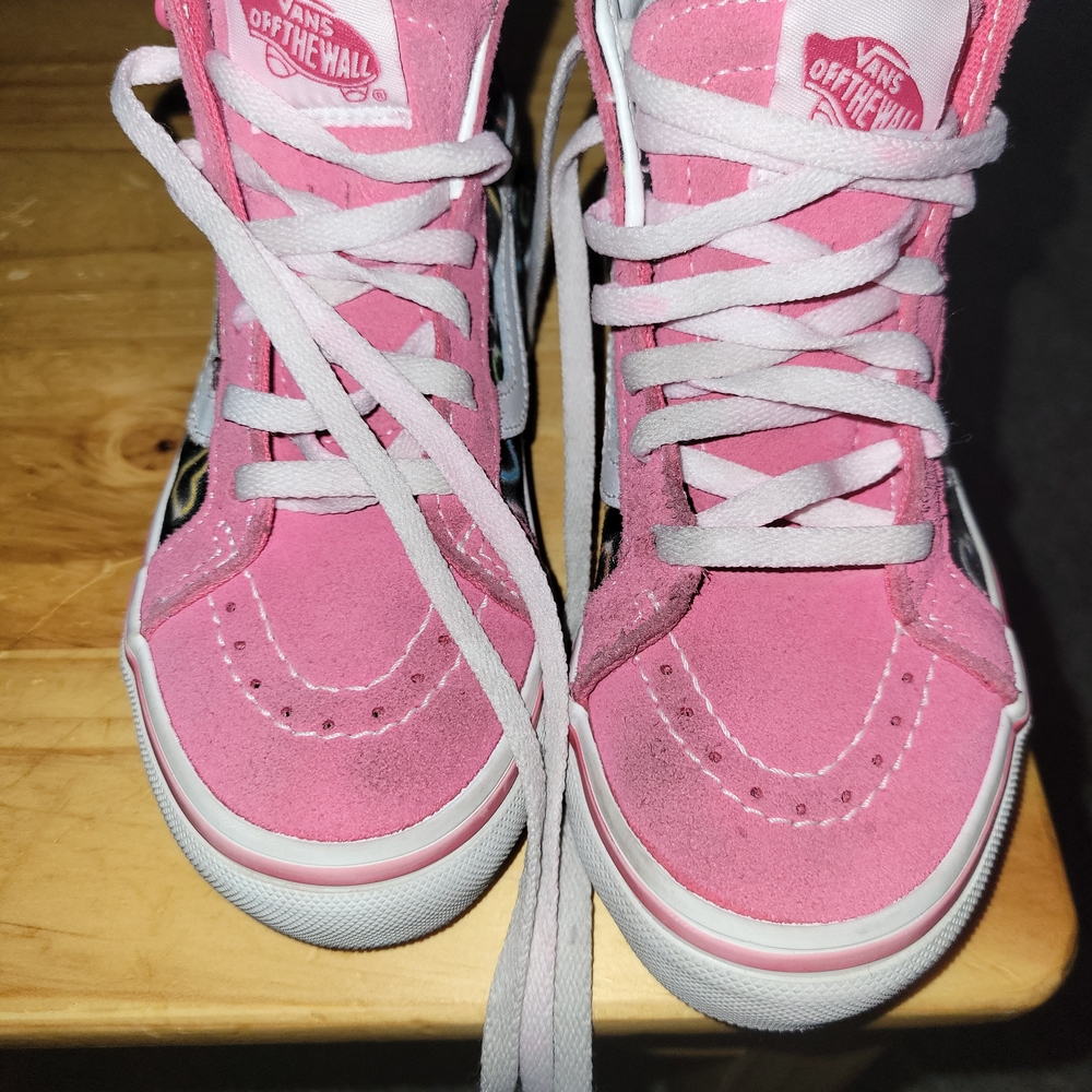 Vans Kids Pink High-Top Sneakers